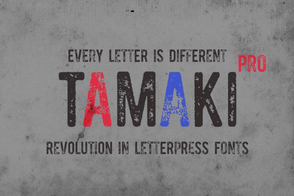Tamaki-Pro шрифт скачать бесплатно