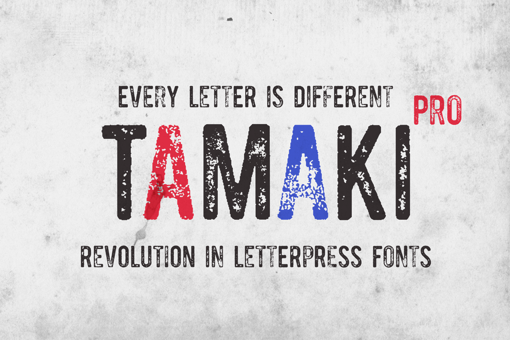 Tamaki-Pro шрифт скачать бесплатно