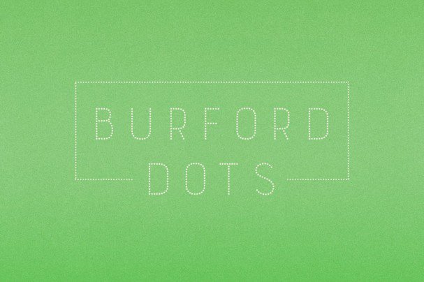 Burford Dots шрифт скачать бесплатно
