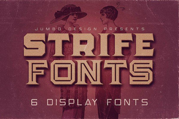 Strife - Display   шрифт скачать бесплатно