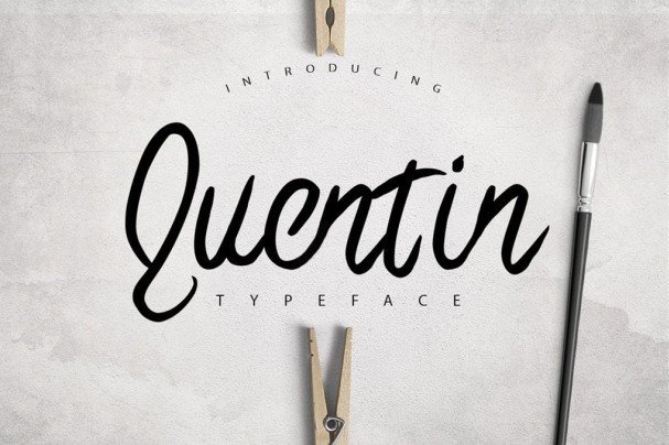 Quentin Typeface шрифт скачать бесплатно