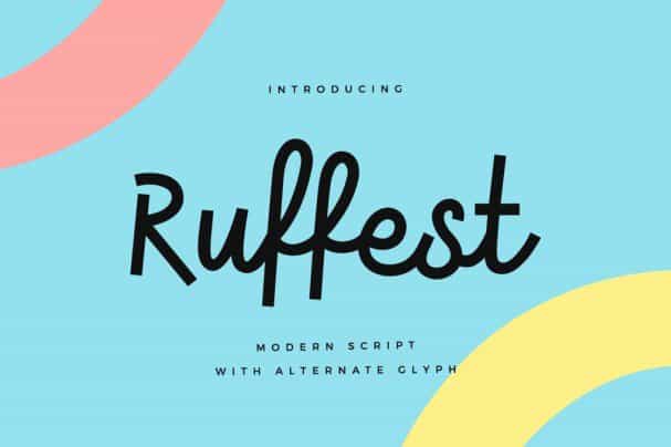Ruffest шрифт скачать бесплатно