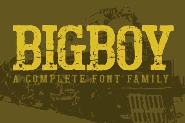 Bigboy шрифт скачать бесплатно