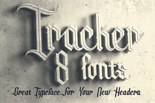 Tracker - Vintage Style   шрифт скачать бесплатно