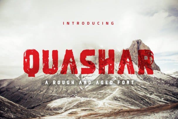 Quashar шрифт скачать бесплатно