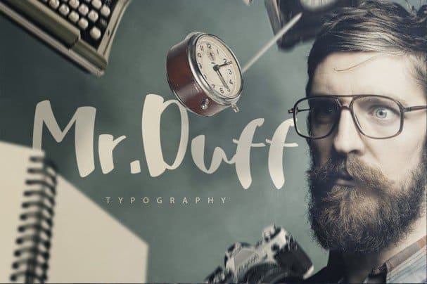 Mr. Duff Typeface шрифт скачать бесплатно