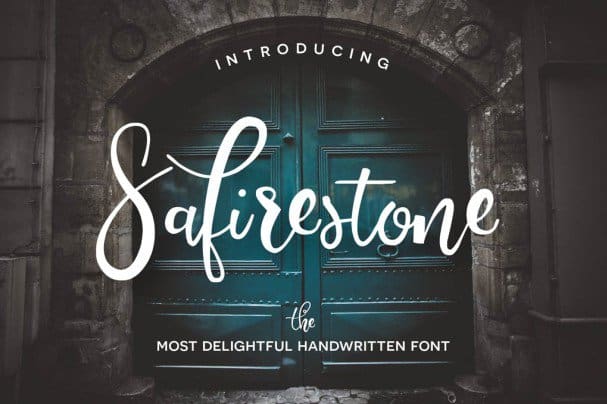 Safirestone   шрифт скачать бесплатно