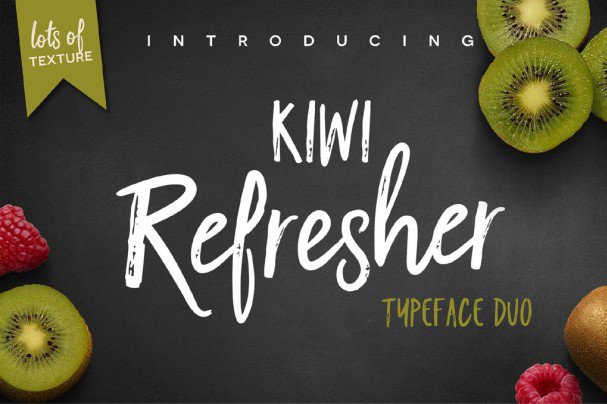 Kiwi Refresher   Duo шрифт скачать бесплатно