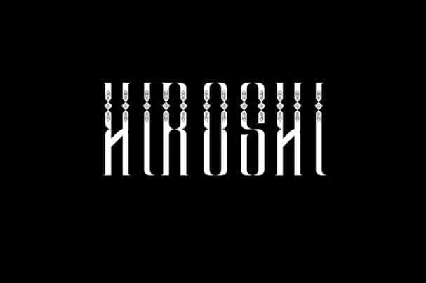 Hiroshi шрифт скачать бесплатно