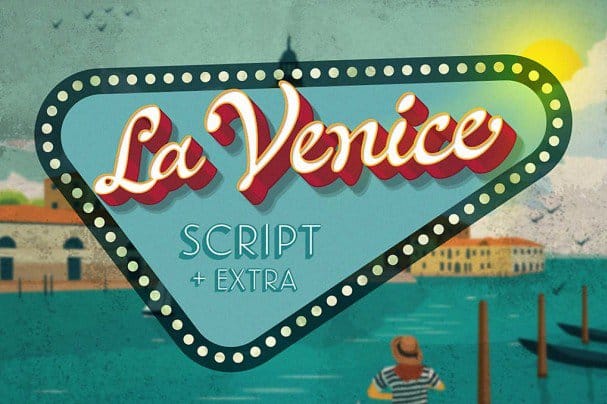 La Venice шрифт скачать бесплатно