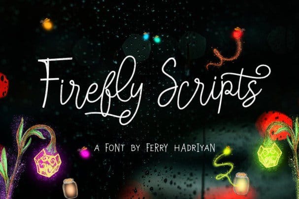 Firefly - Handletter Family шрифт скачать бесплатно