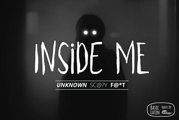 Inside Me   шрифт скачать бесплатно