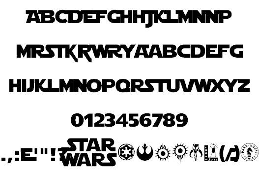 Star Jedi шрифт скачать бесплатно