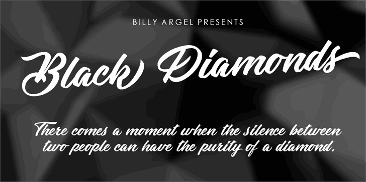 Black Diamonds шрифт скачать бесплатно