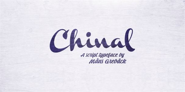 Chinal Light шрифт скачать бесплатно