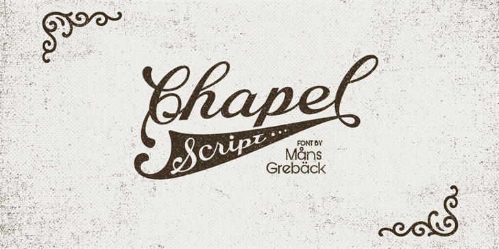 Chapel Script шрифт скачать бесплатно