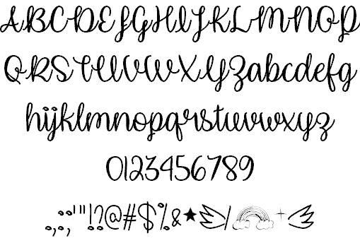 Unicorn Calligraphy шрифт скачать бесплатно