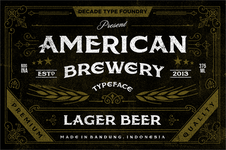 American Brewery Rough шрифт скачать бесплатно