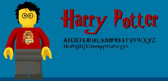 Harry Potter шрифт скачать бесплатно