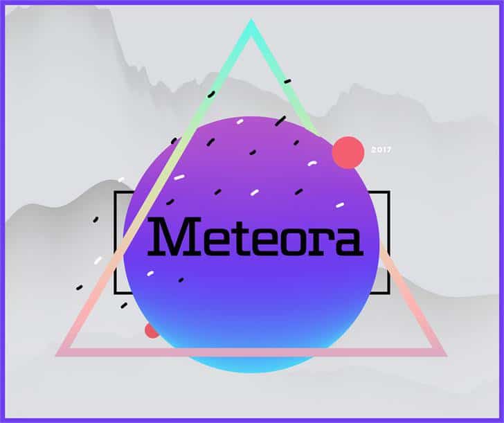 Meteora шрифт скачать бесплатно
