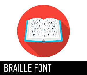 BRAILLE FONT