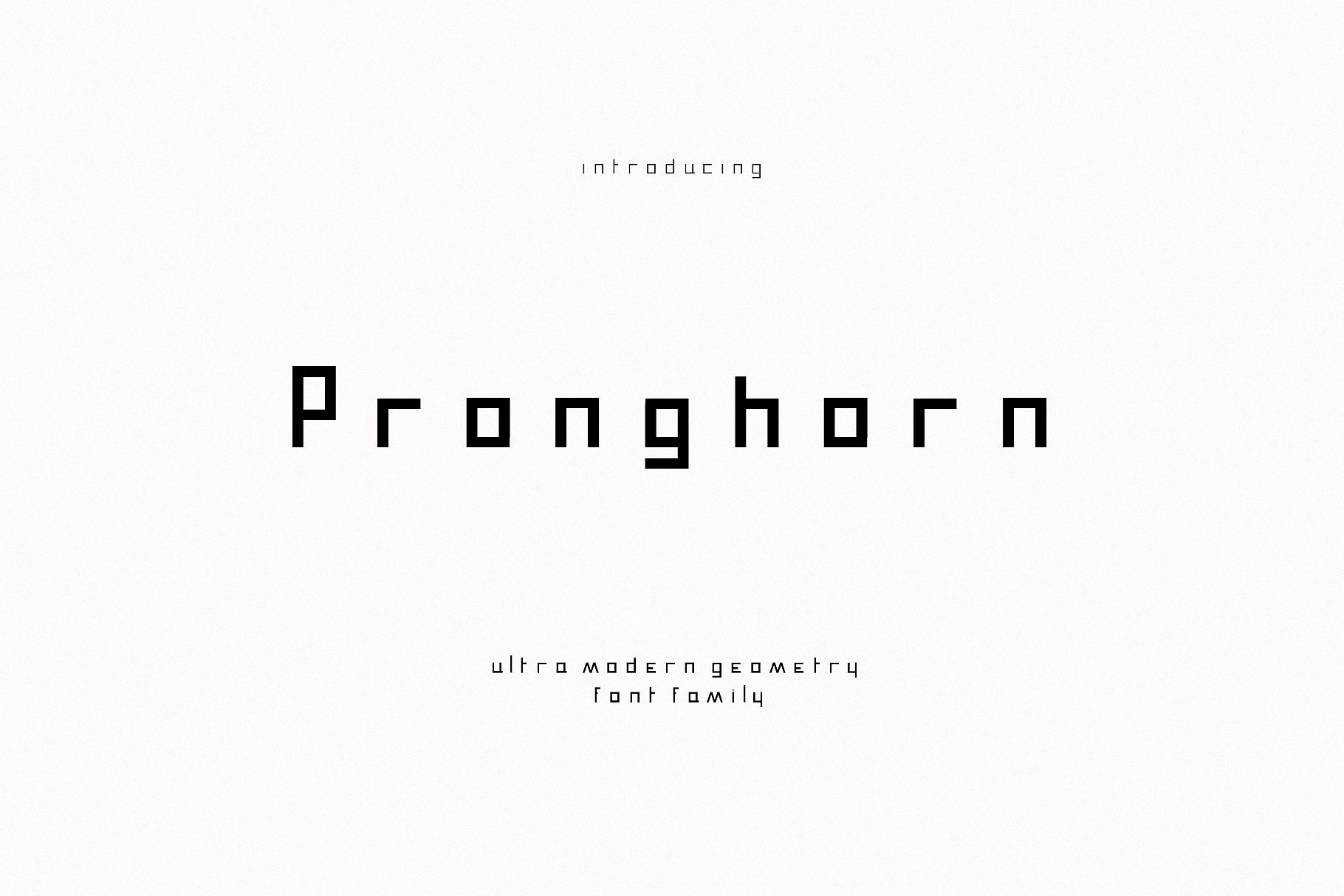 Pronghorn Font Family