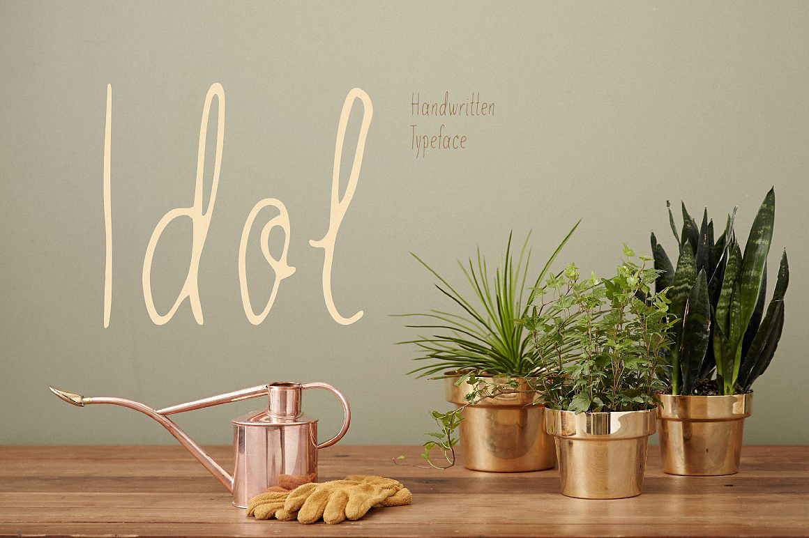 Idol—handwritten