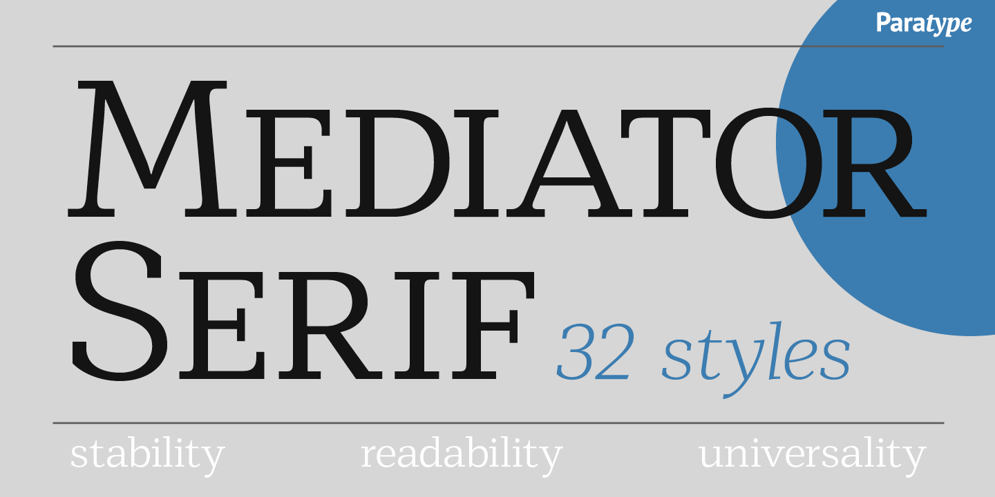 Mediator Serif