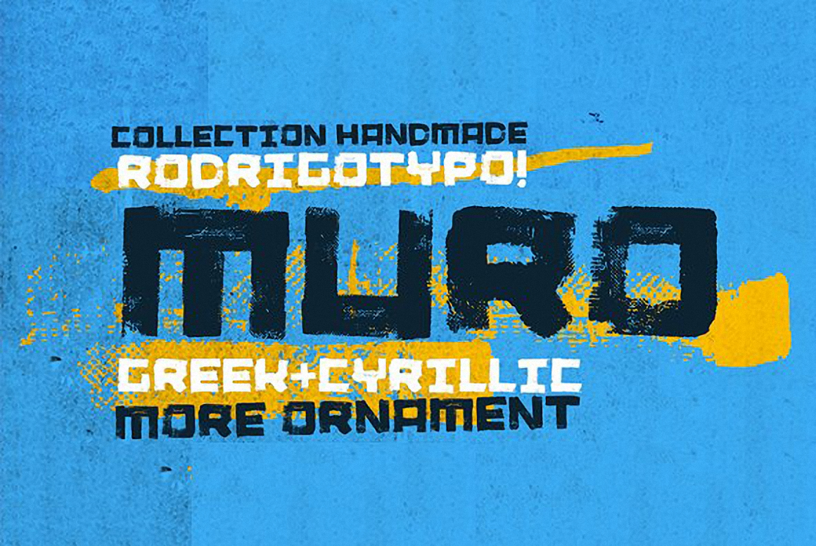 Muro+Ornament - Cyrillic+Greek