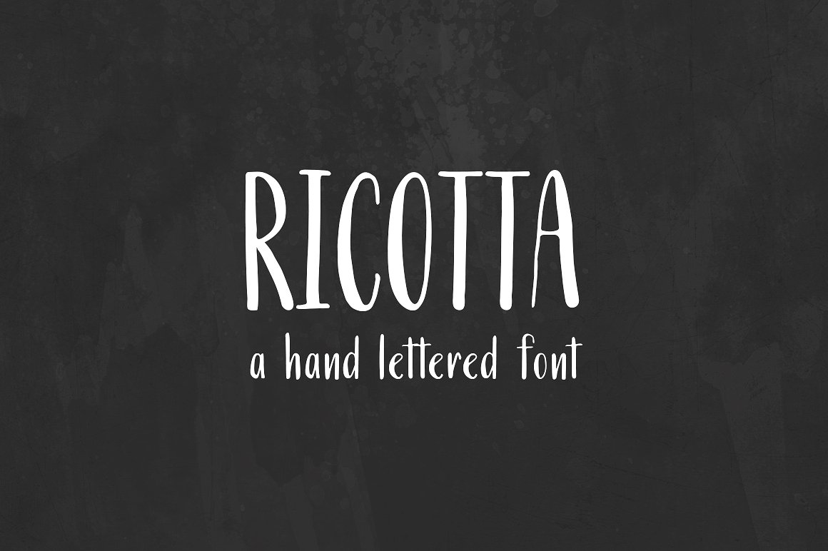Ricotta. A Cyrillic and Roman