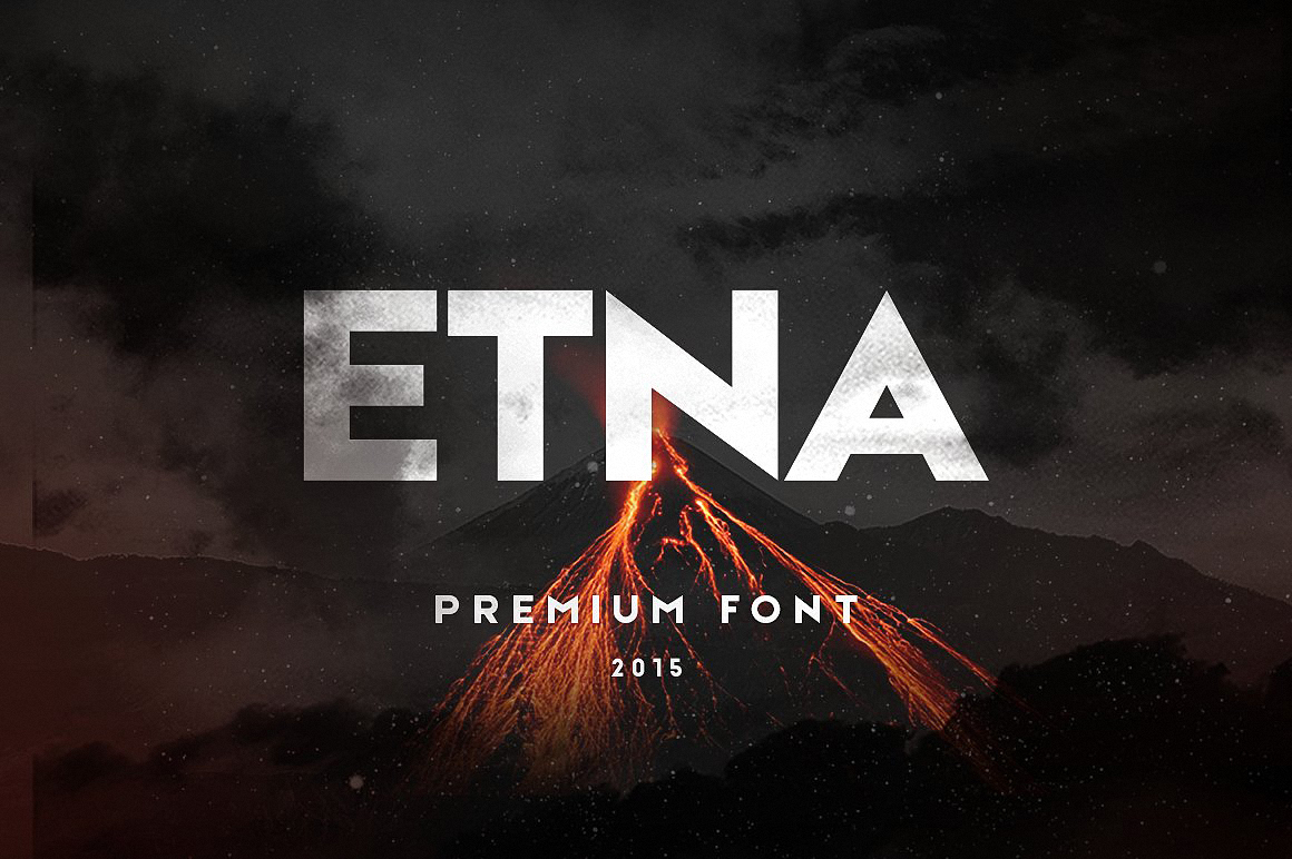 Etna Sans Serif Typeface