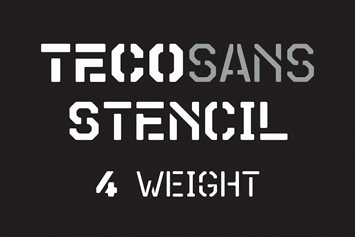 Teco Sans Stencil Complete