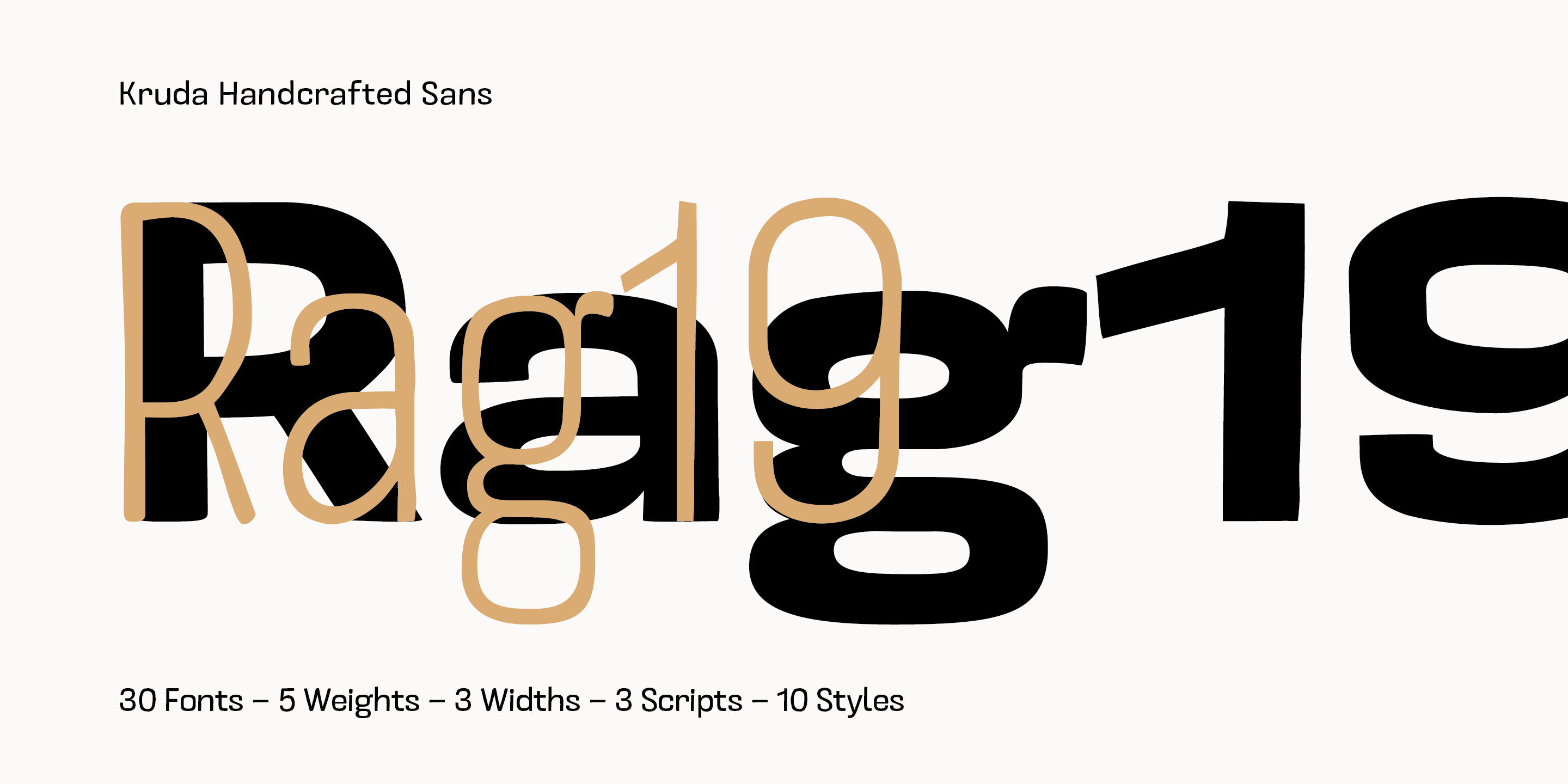 Kruda Handcrafted Sans