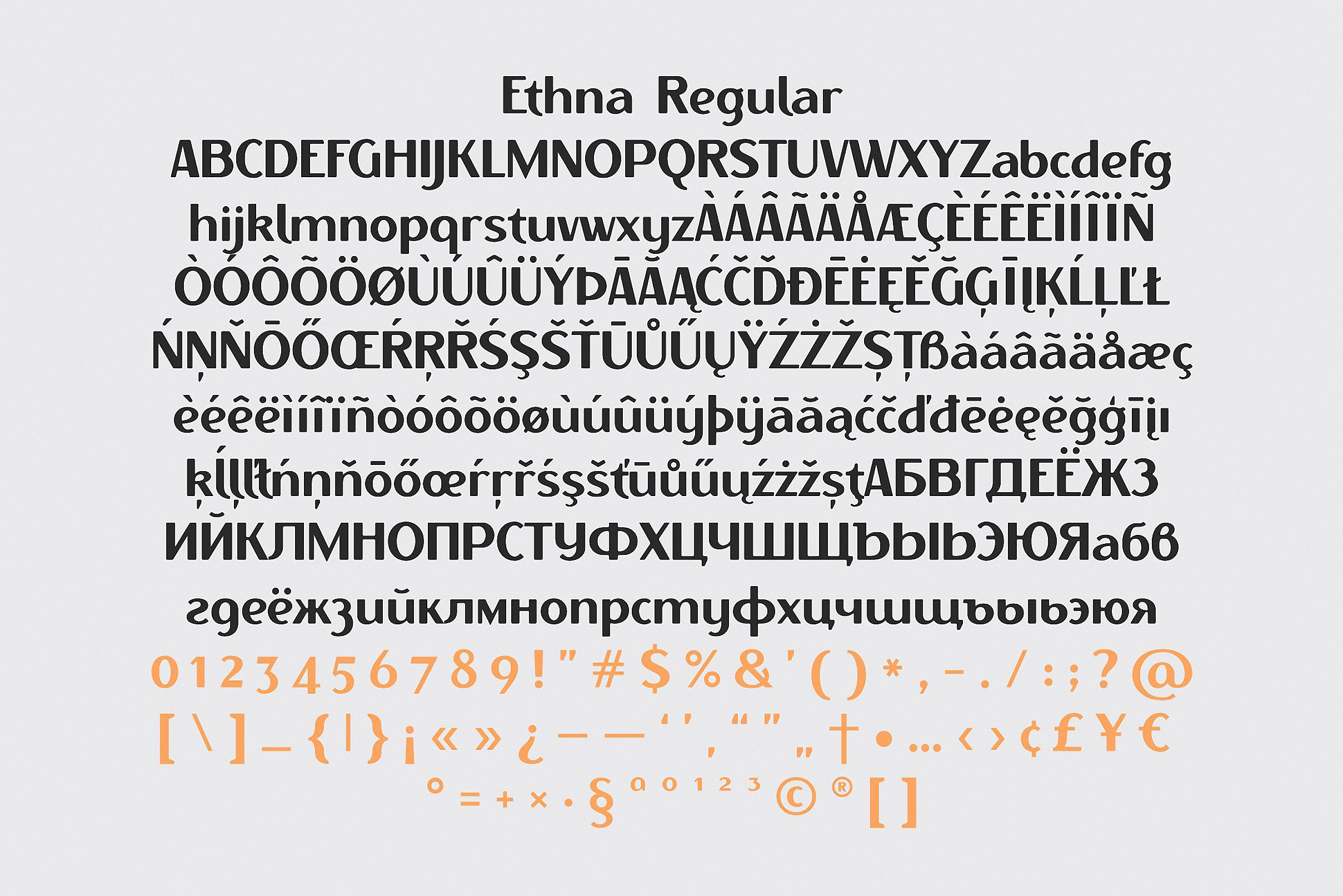 Ethna regular & thin