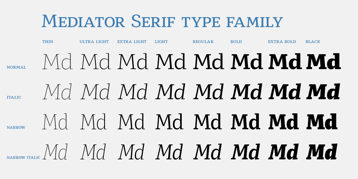 Mediator Serif