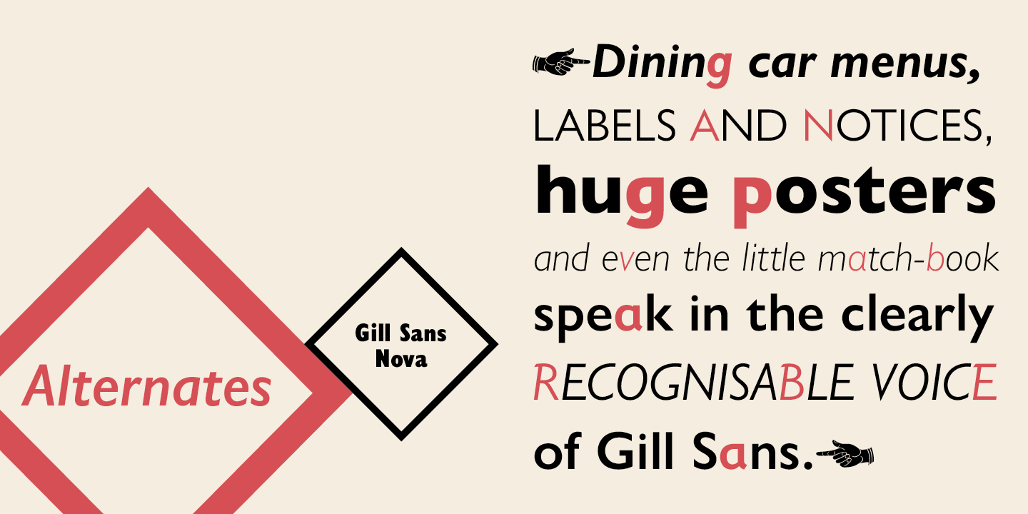 Gill Sans Nova