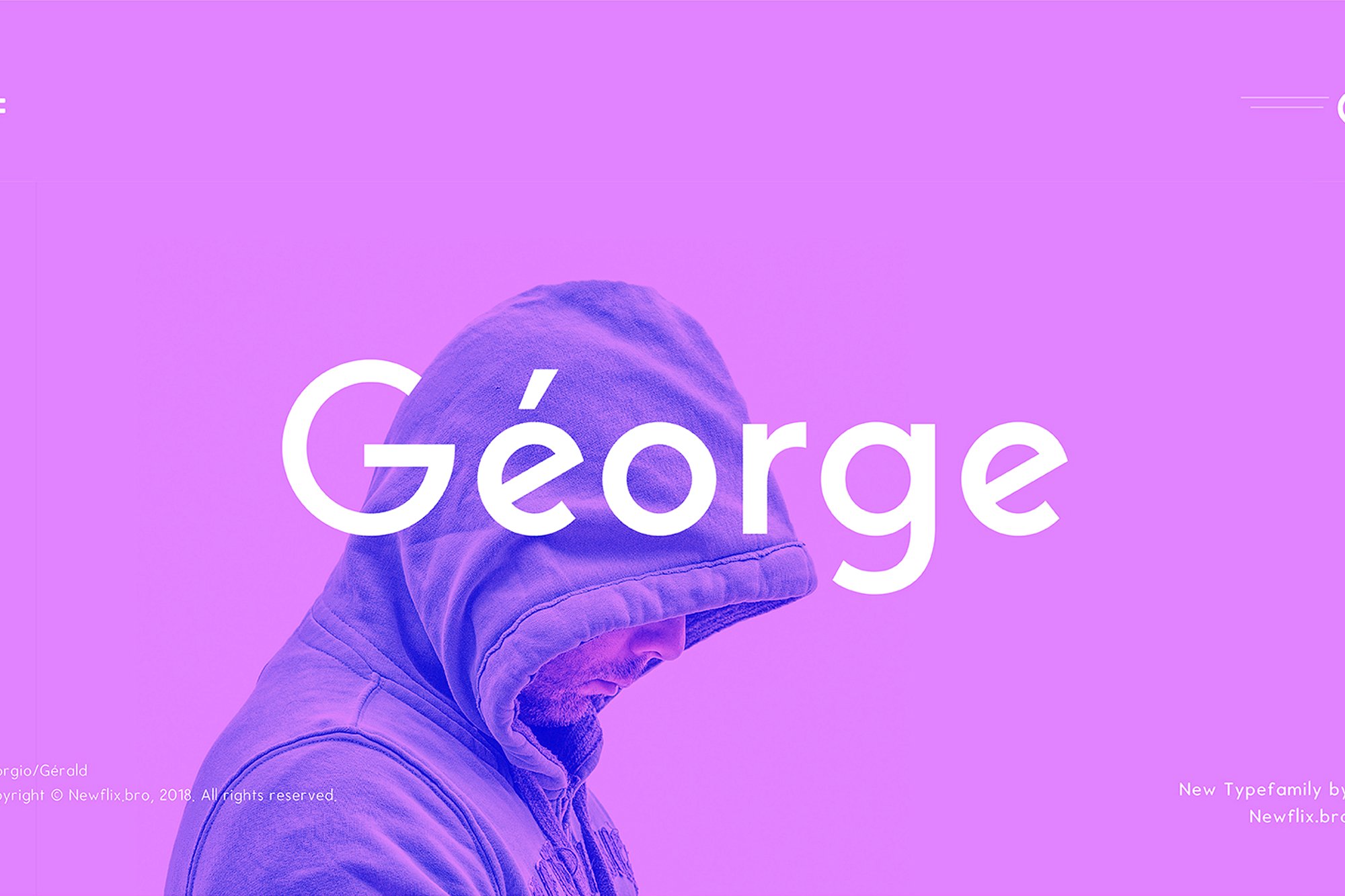 George Sans Geometric Typeface