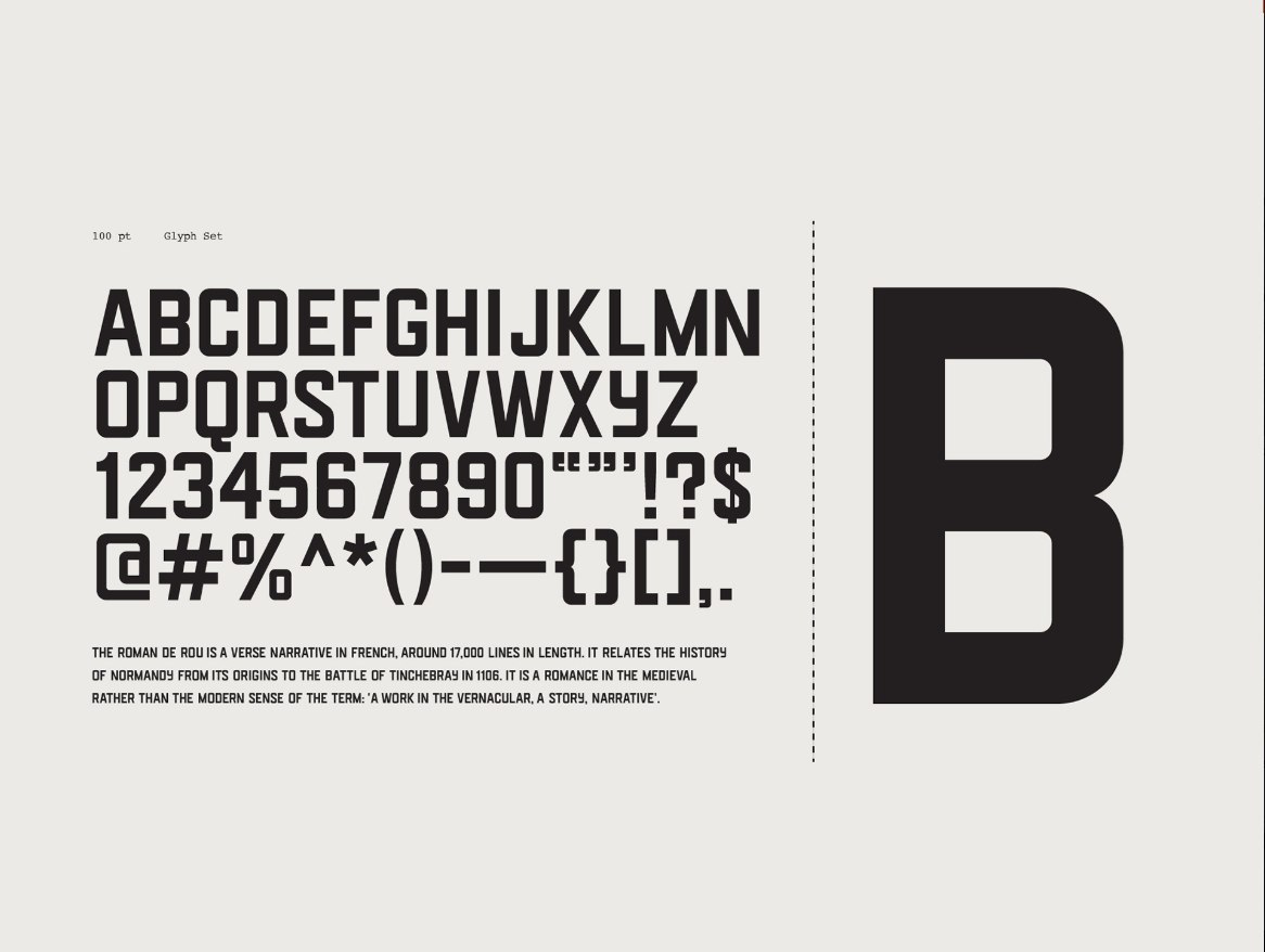 Brut Gothic Sans Serif 