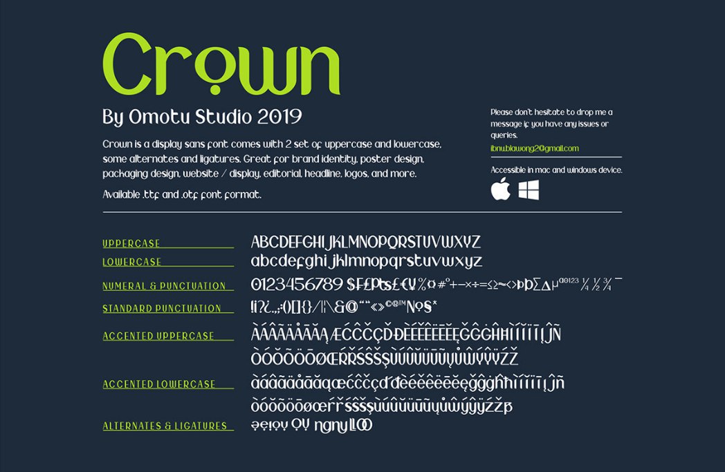 Crown Sans Serif 