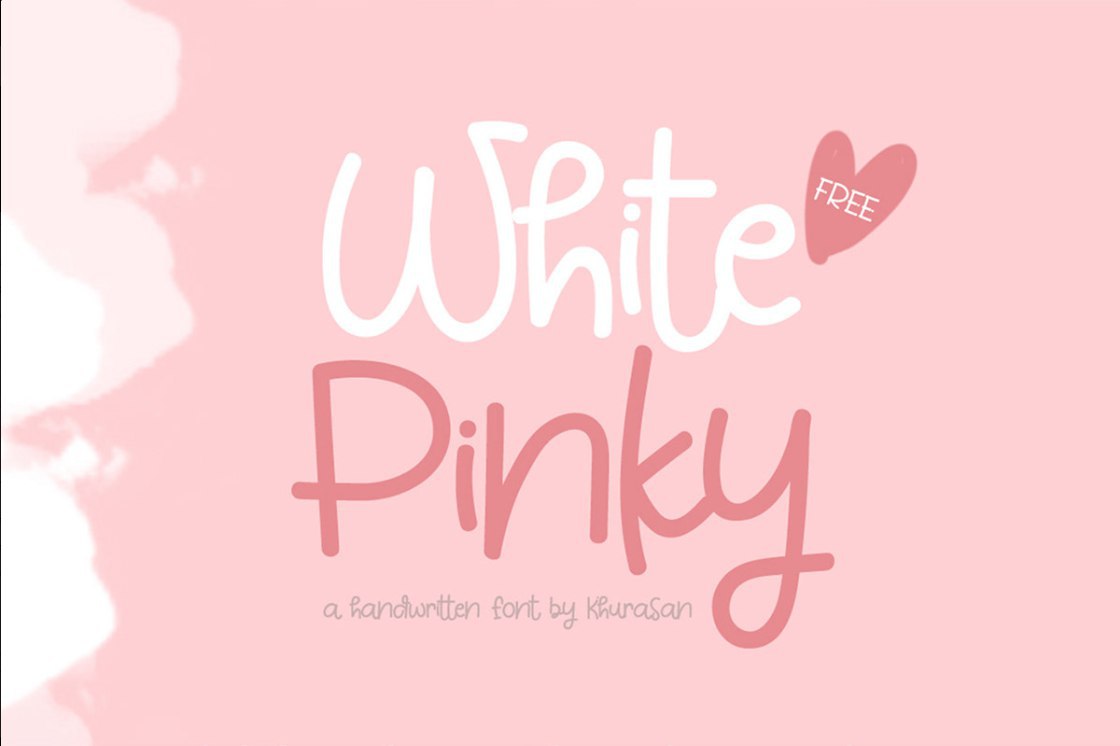 White Pinky Handwritten 