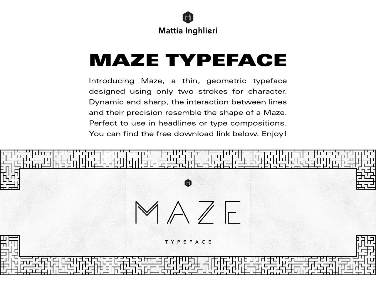 Maze Typeface