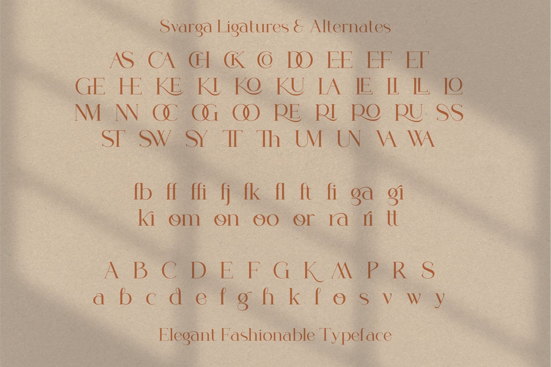 Svarga Typeface