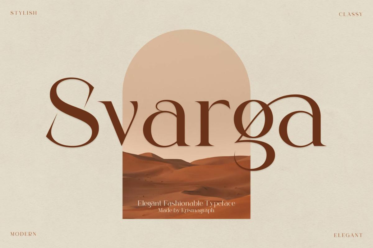 Svarga Typeface