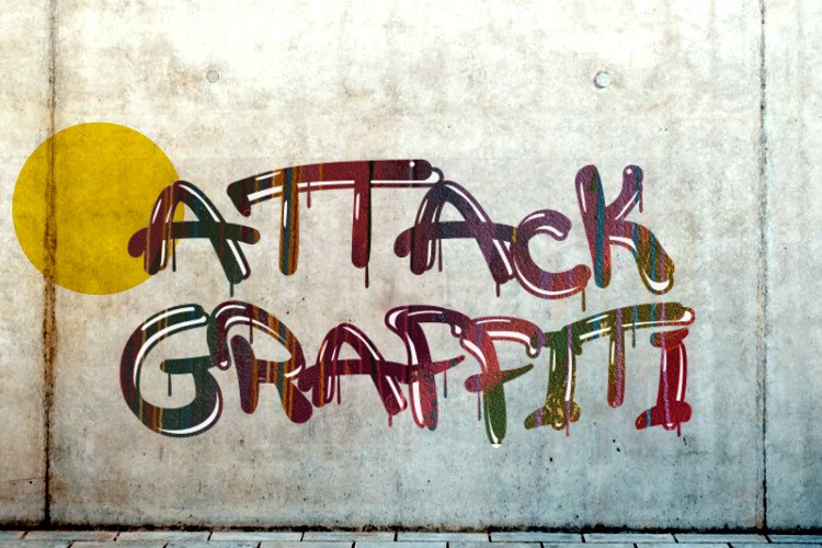 a attack graffiti 